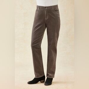 Coldwater Creek Laona Velveteen Jeans Size 16 brown NWT in‎ packaging